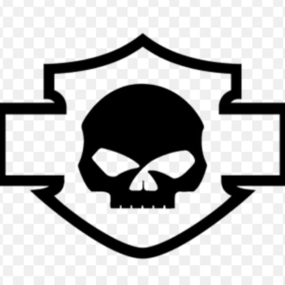 harley davidson logo skull Vinyl Decal Sticker - Picture 1 of 1